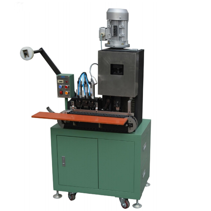 AM203-F Automatic European plug crimping machine for round cable