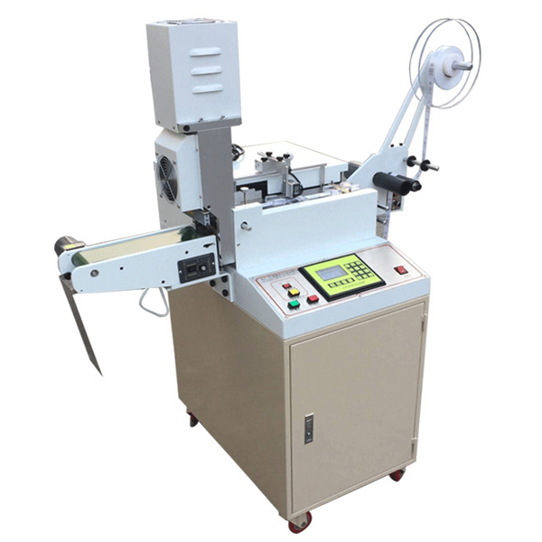 AM181 Automatic Ultrasonic Webbing Label Cable Cutting Price Machine